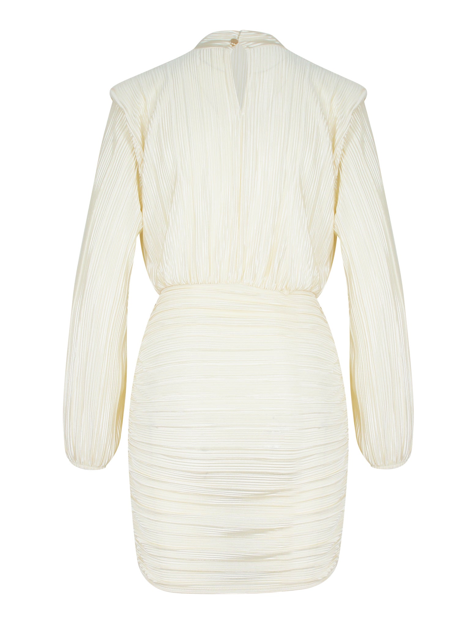 Rib Dress Beige