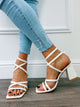 Sandalette Wit - BlushFashionstore