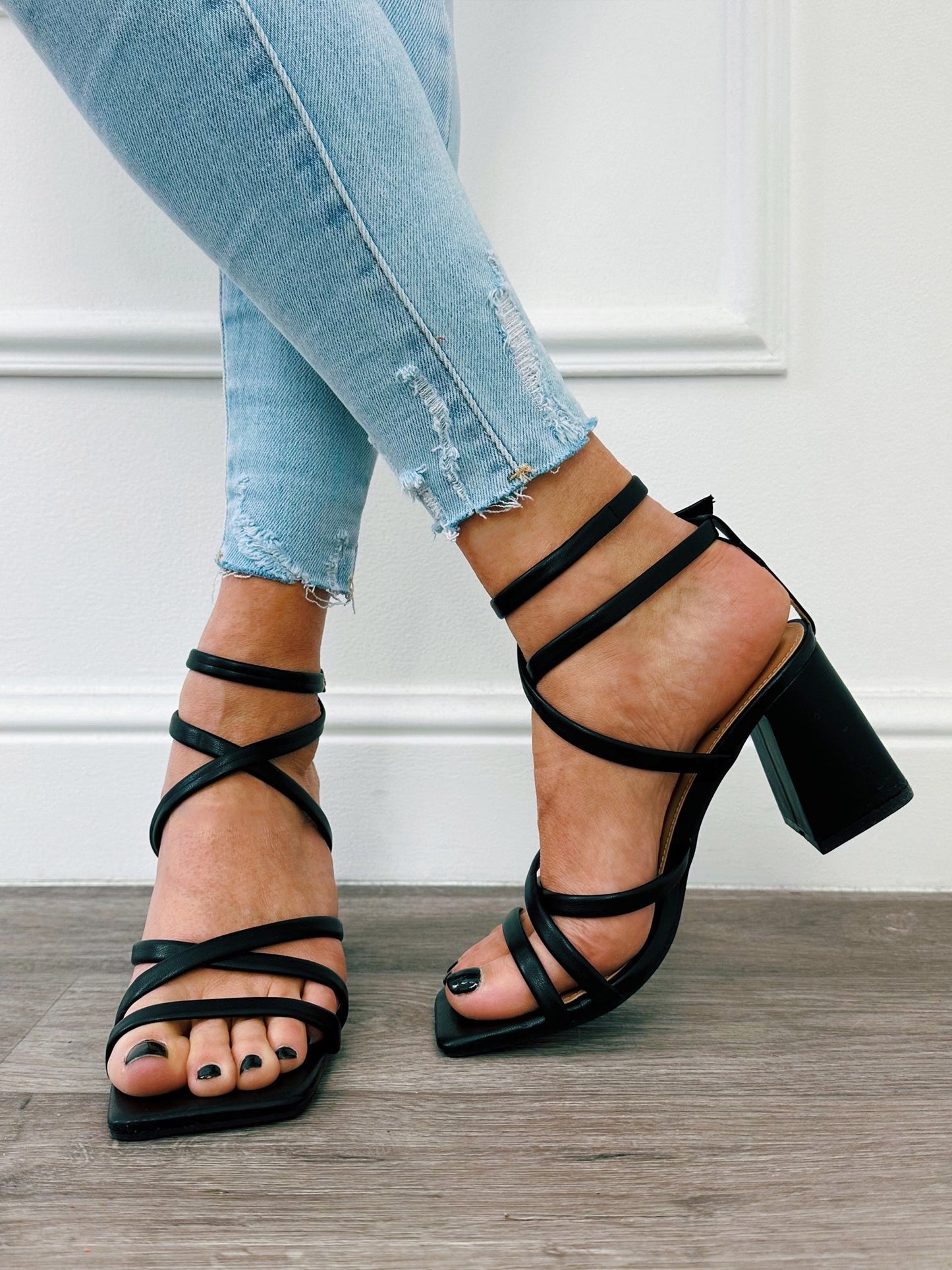 Sandalette Zwart - BlushFashionstore