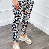 Smudge Travel Broek Blauw