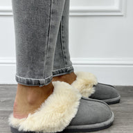 Snuggly Slippers Gray