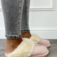 Snuggly Slippers Pink