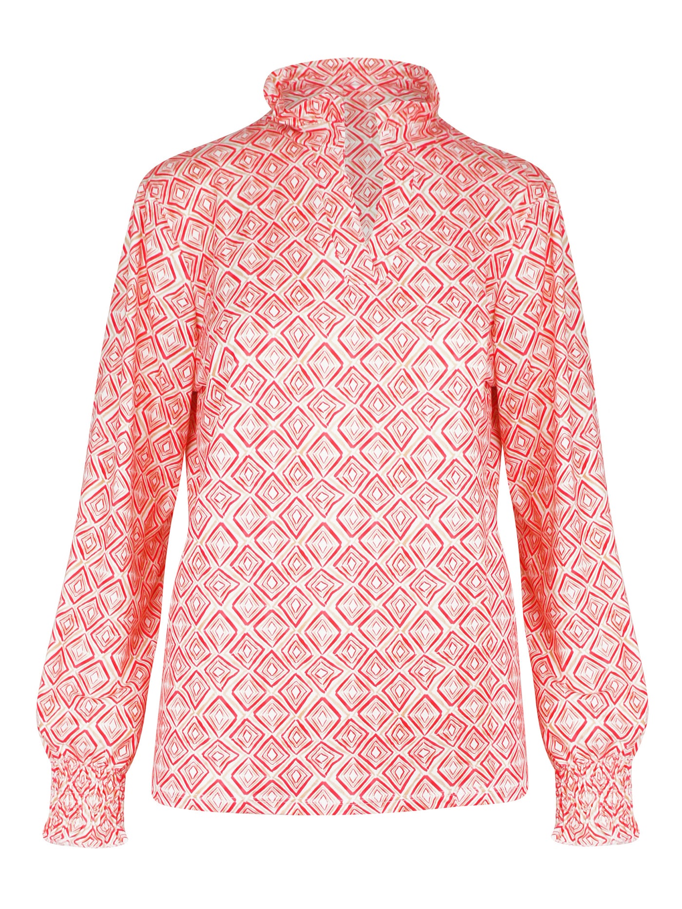 Square Stretch Top Rood