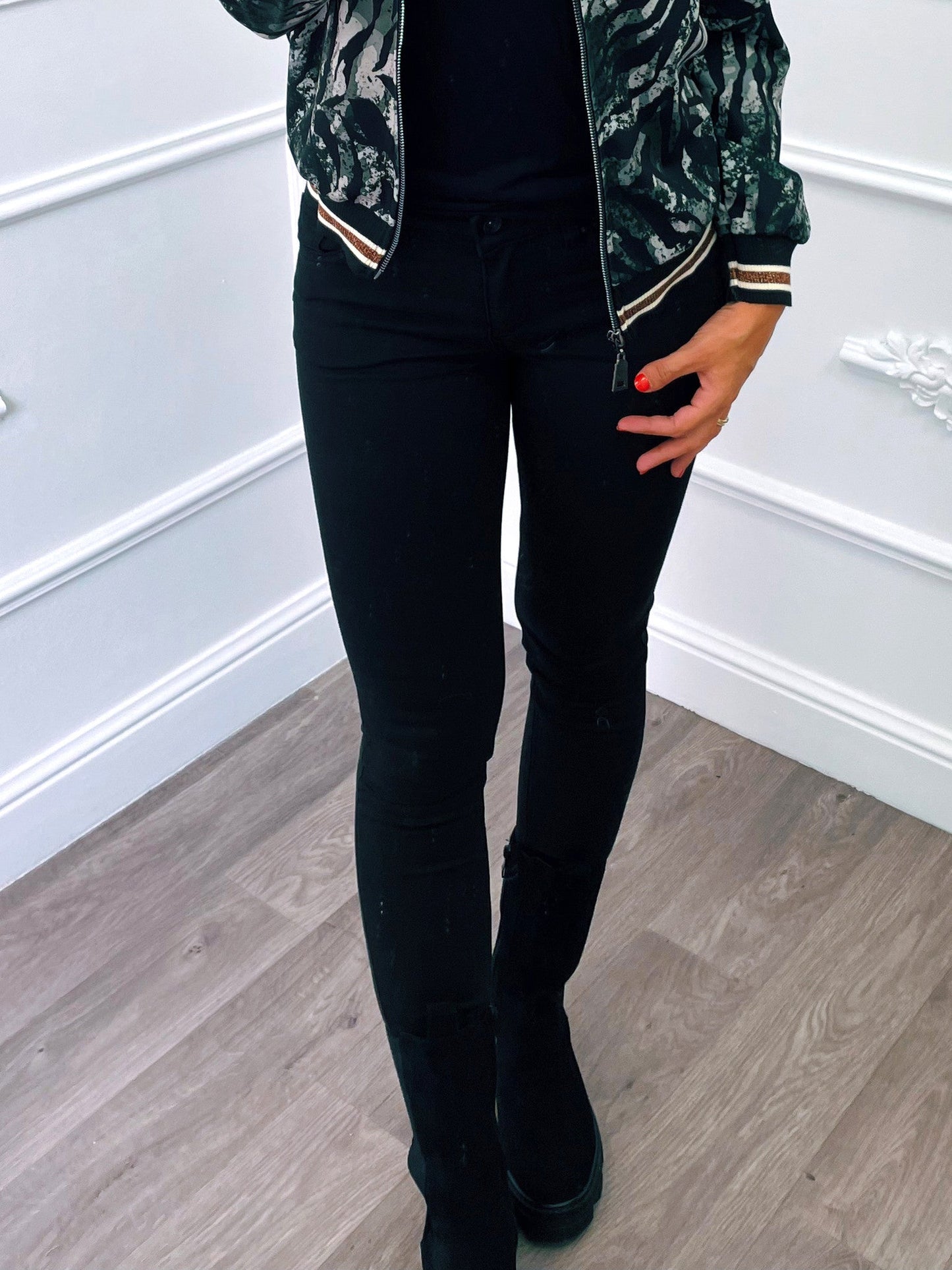 Stretch Jeans Zwart - BlushFashionstore