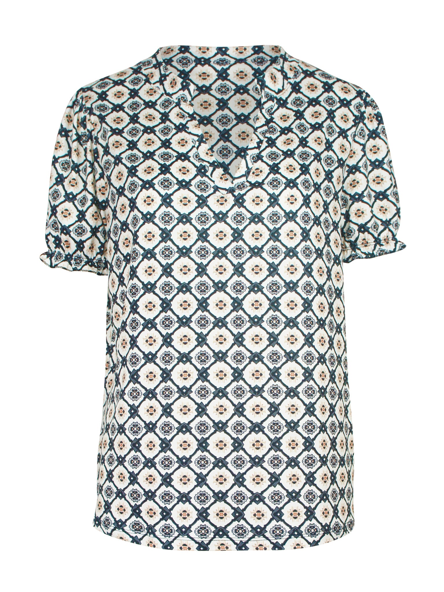 Travel Cute Top Zwart
