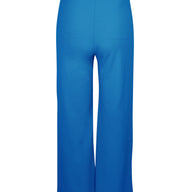 Wijde Flared Broek Jeans Blauw